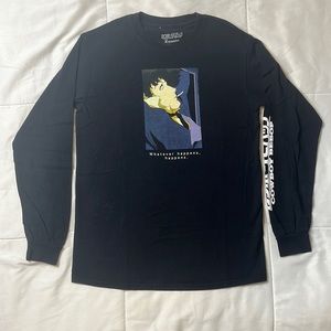 $20 Cowboy Bebop  ‘Whatever happens, happens’ Long Sleeve T-Shirt